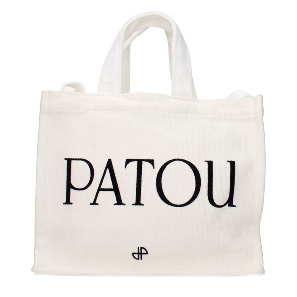 Patou White Cotton Women's Handbag
